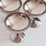 Set of six minimalist ice cream cups, Italy, 1970s