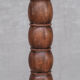 French Mid-Century Tall Wooden Table Lamp