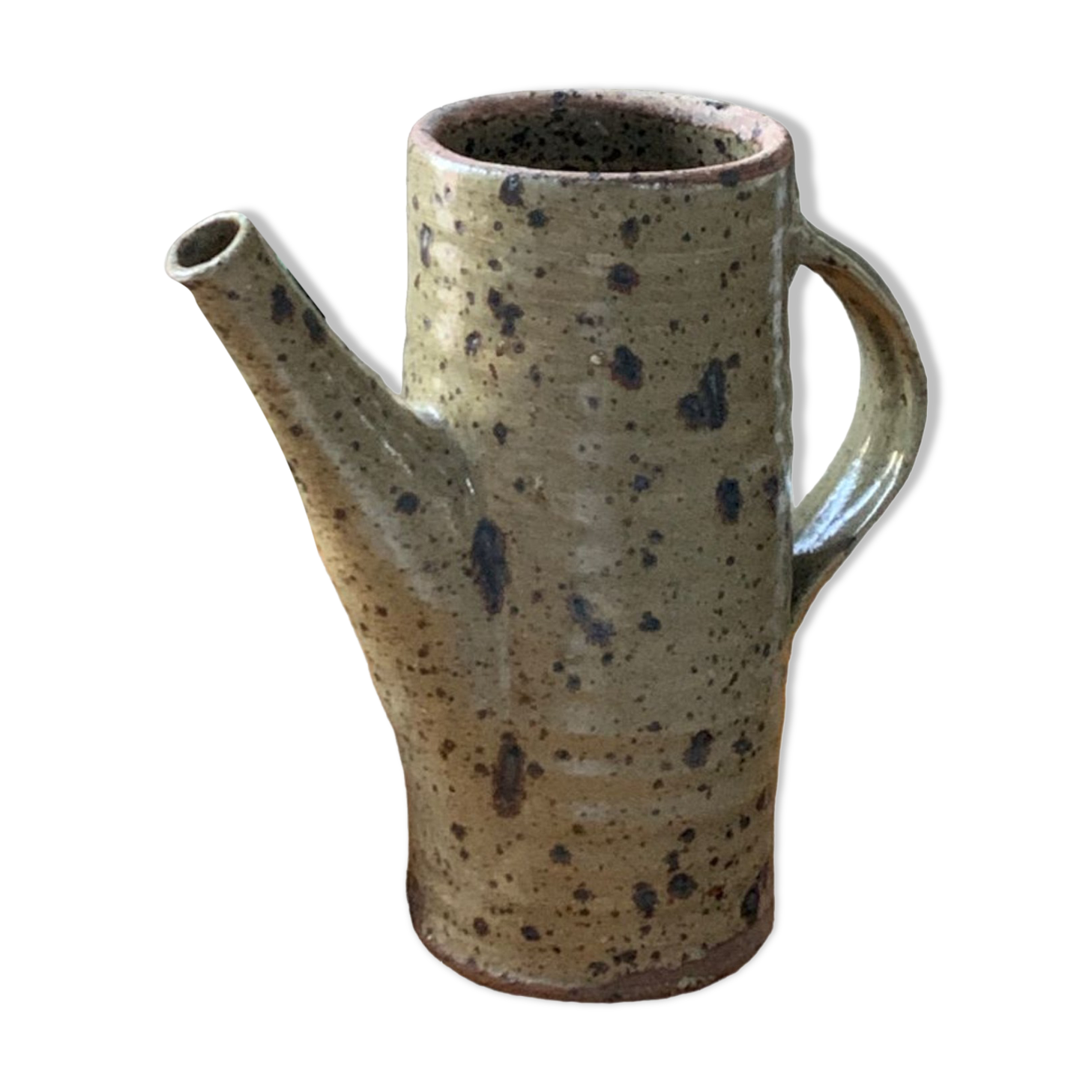 Gustave Tiffoche pyrite stoneware pitcher
