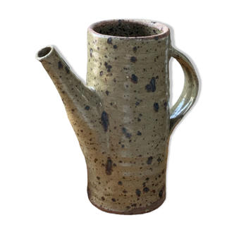 Gustave Tiffoche pyrite stoneware pitcher