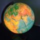 Globe terrestre lumineux vintage JRO Wechselbid, France