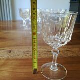 11 crystal wine glasses