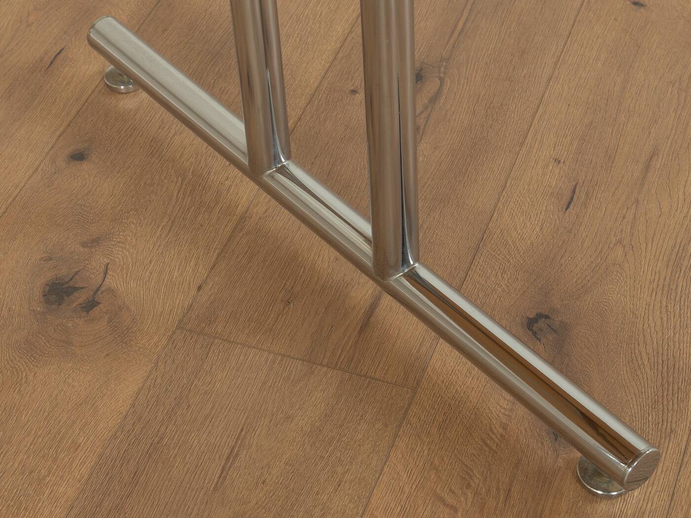 1980s Chrome Desk, Vintage