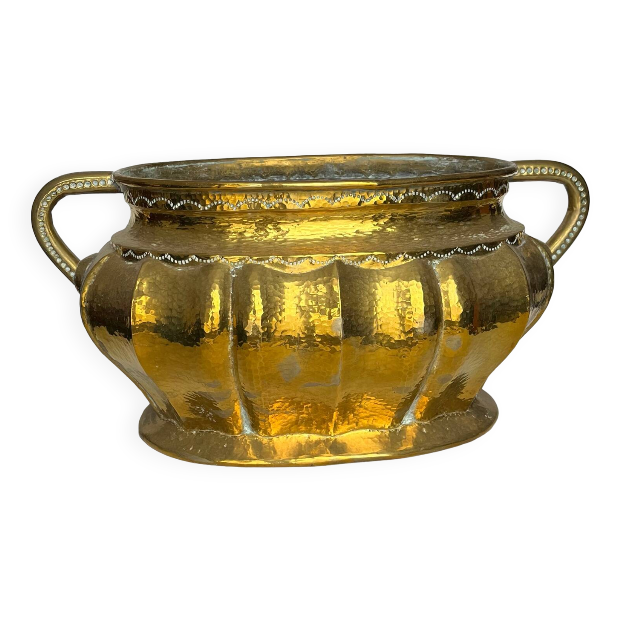 Large Copper Planter