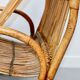 Rattan armchair, Italy, 1950s