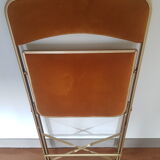 Velvet folding chair