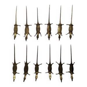 Ensemble de 12 porte-couteaux