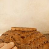 Hand braided basket
