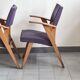 Paire de fauteuils bridge vintage 1950