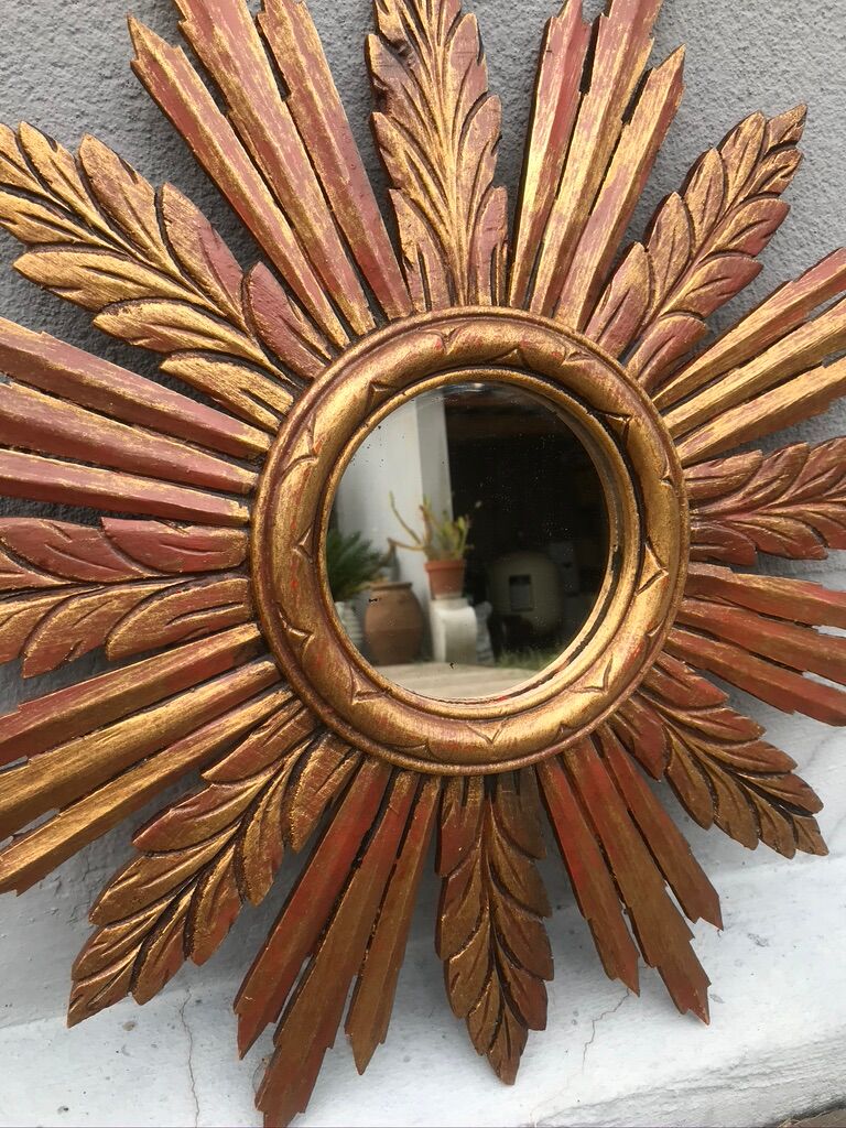 Mirror wood sun