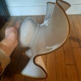 Scalloped lampshade in the shape of a petticoat