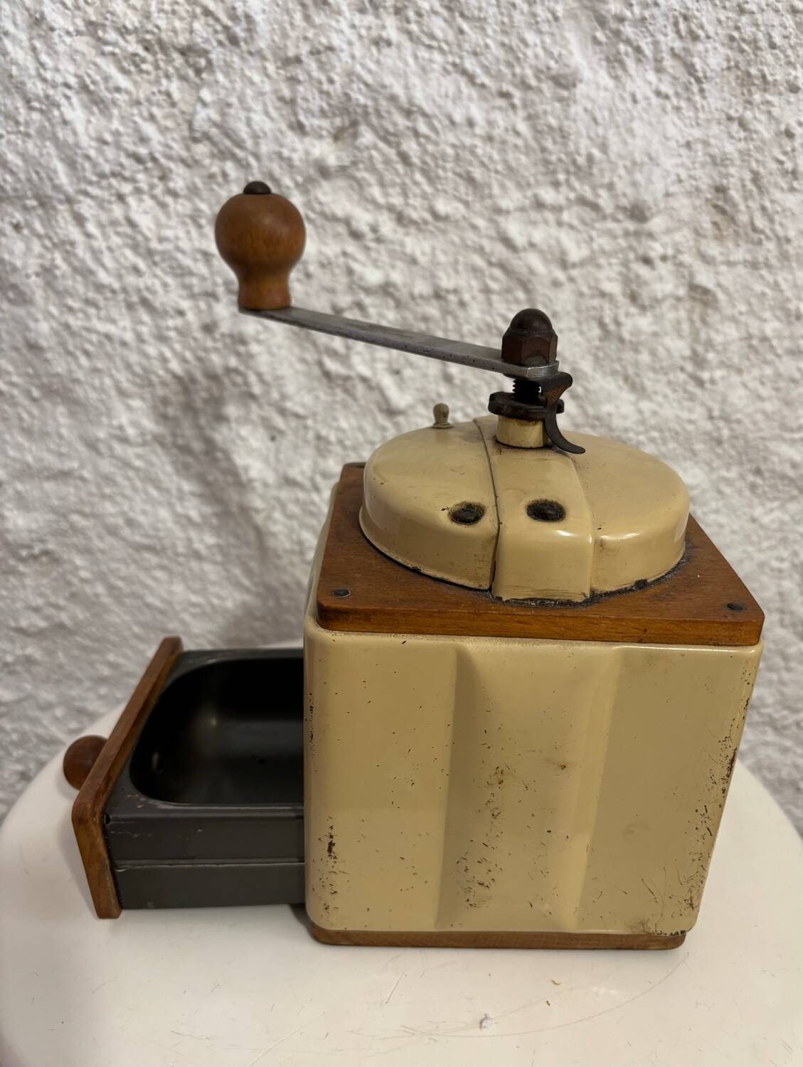Peugeot Frères coffee grinder. Vintage 60s