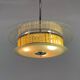 1940s Rare Italian Chrome & Glass  Chandelier, Restored