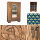 Armoire parisienne bois brut 1920
