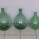 Set of 3 old Vintage 20 demijohn L-15L - 10L