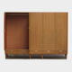 Armoire design vintage XL du milieu du siècle sur 8 pieds en bois, en teck, années 1950-1960