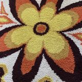 Tapis Vintage Floral Latch Hook