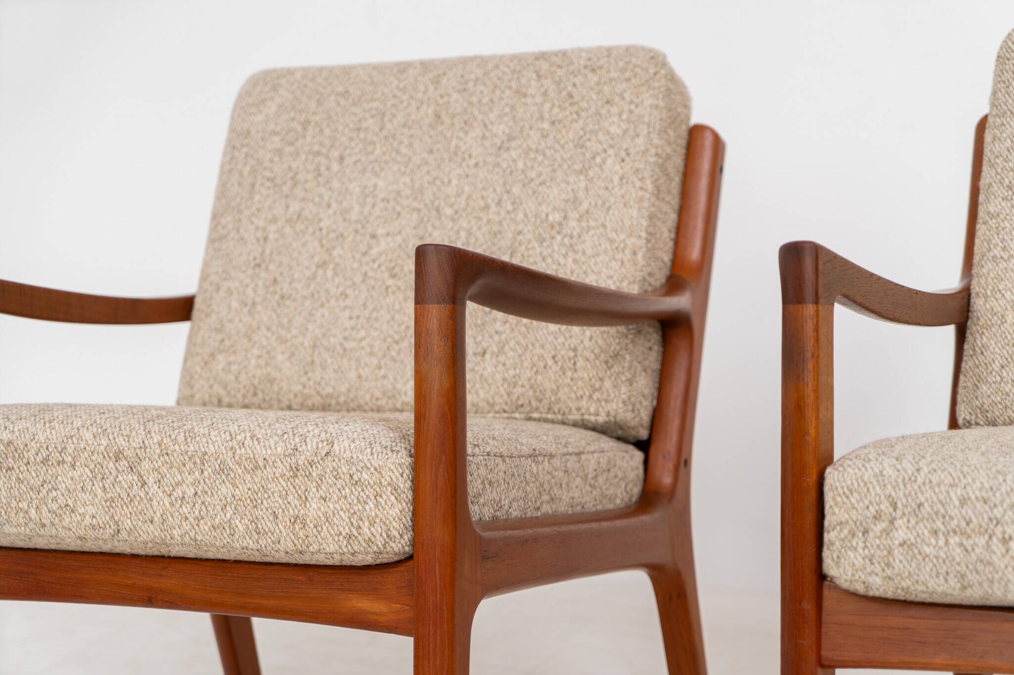Pair of “Senator” easy chairs by Ole Wanscher for France & Son