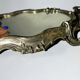 Antique mirror centrepiece, Louis XV style — Tray with handles,