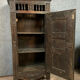 Old Renaissance bonnetière in solid oak with brown patina around 1750