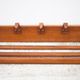 German wooden coat rack attributed to Bruno Paul, vintage coat rack, wall coat rack, woode
