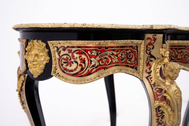 Antique table, France, mid-19th century. After renovation.