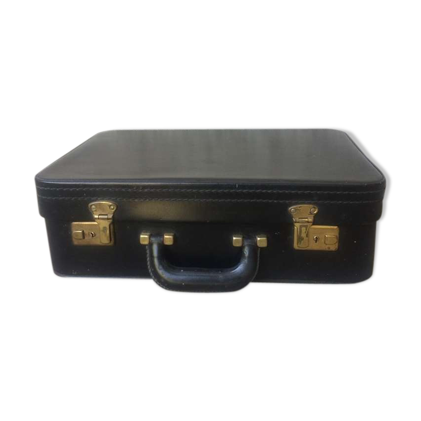 Valise simili cuir vintage