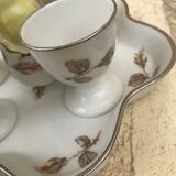 vintage porcelain egg service