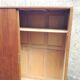 Scandinavian wardrobe 1960 with sliding doors - 160x185