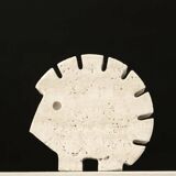 Fratelli Mannelli travertine hedgehog sculpture, 1970s