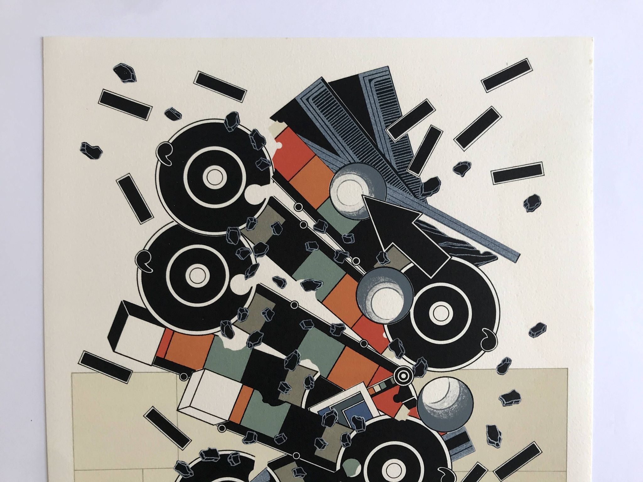 Alain le yaouanc, a fauna, 1978. original lithograph signed in pencil.