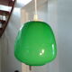 Suspension opaline verte 1970