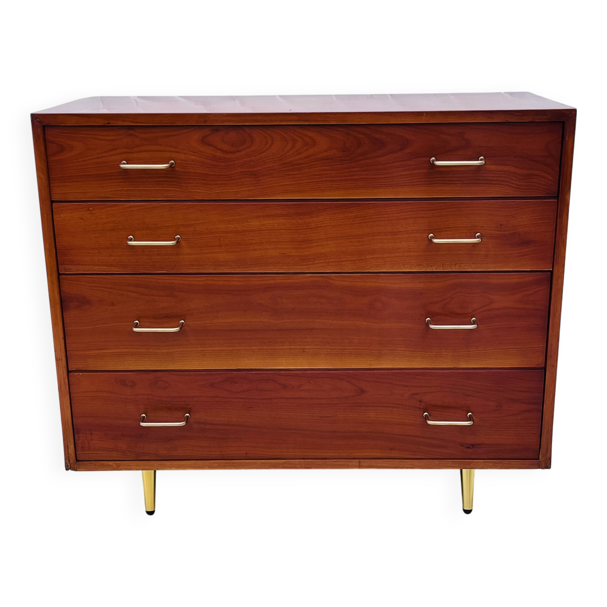 Teak chest of drawers