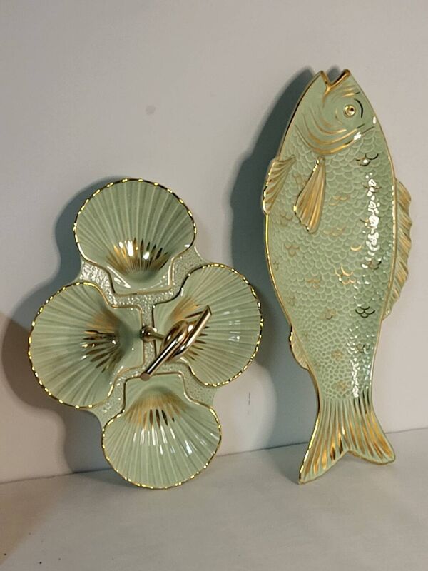 Service poisson vintage
