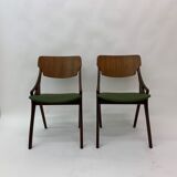 Set of 3 Danish dining chairs Arne Hovmand Olsen 1950