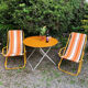 Pair of antique deckchairs
