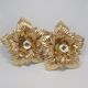 Duo d'appliques fleurs