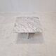 Italian carrara marble coffee table, 1980s