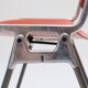 Set de 4 chaises empilables dsc 106 orange, Castelli, G. Piretti, 1970s