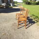 3 bistrot chairs years 60