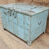 Antique Burmese teak dowry chest