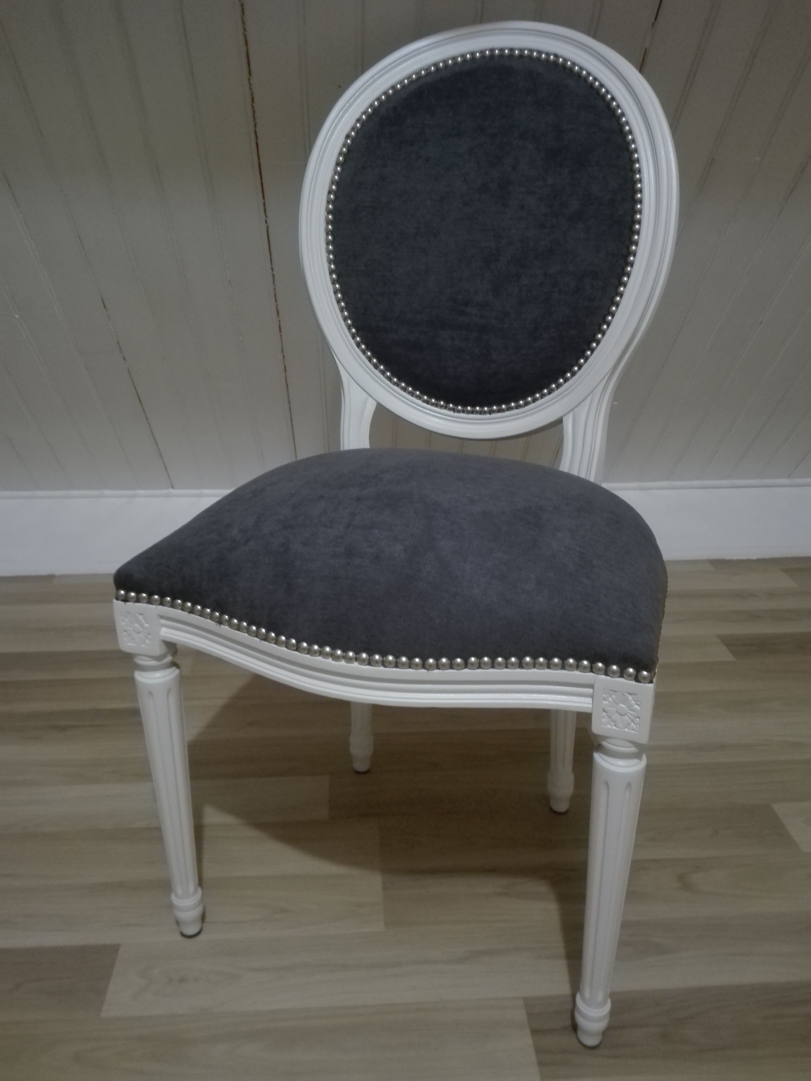 Restored medallion chair