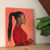 Tableau femme africaine