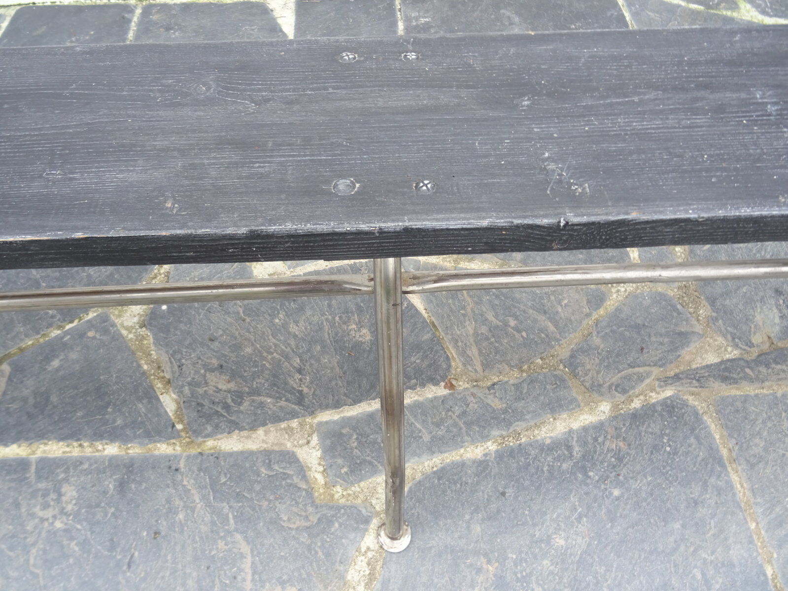 Banc 6 pieds inox 205 cm