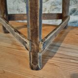 Tabouret Ancien en Chêne – Atelier Français (Années 1920)