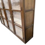 XL vintage display cabinet / laboratory cupboard / bookshelf