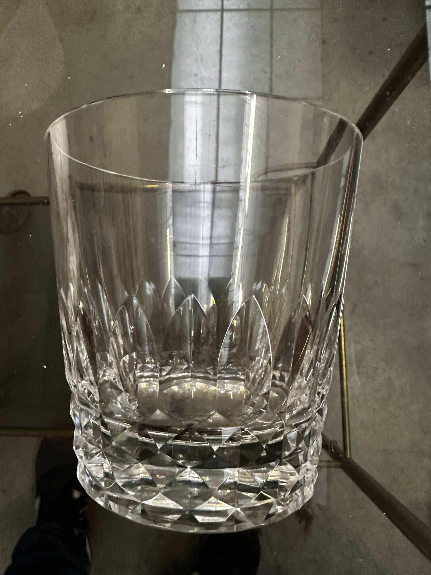 Verre à whisky en cristal Baccarat modèle Picadilly