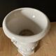 White ceramic vase