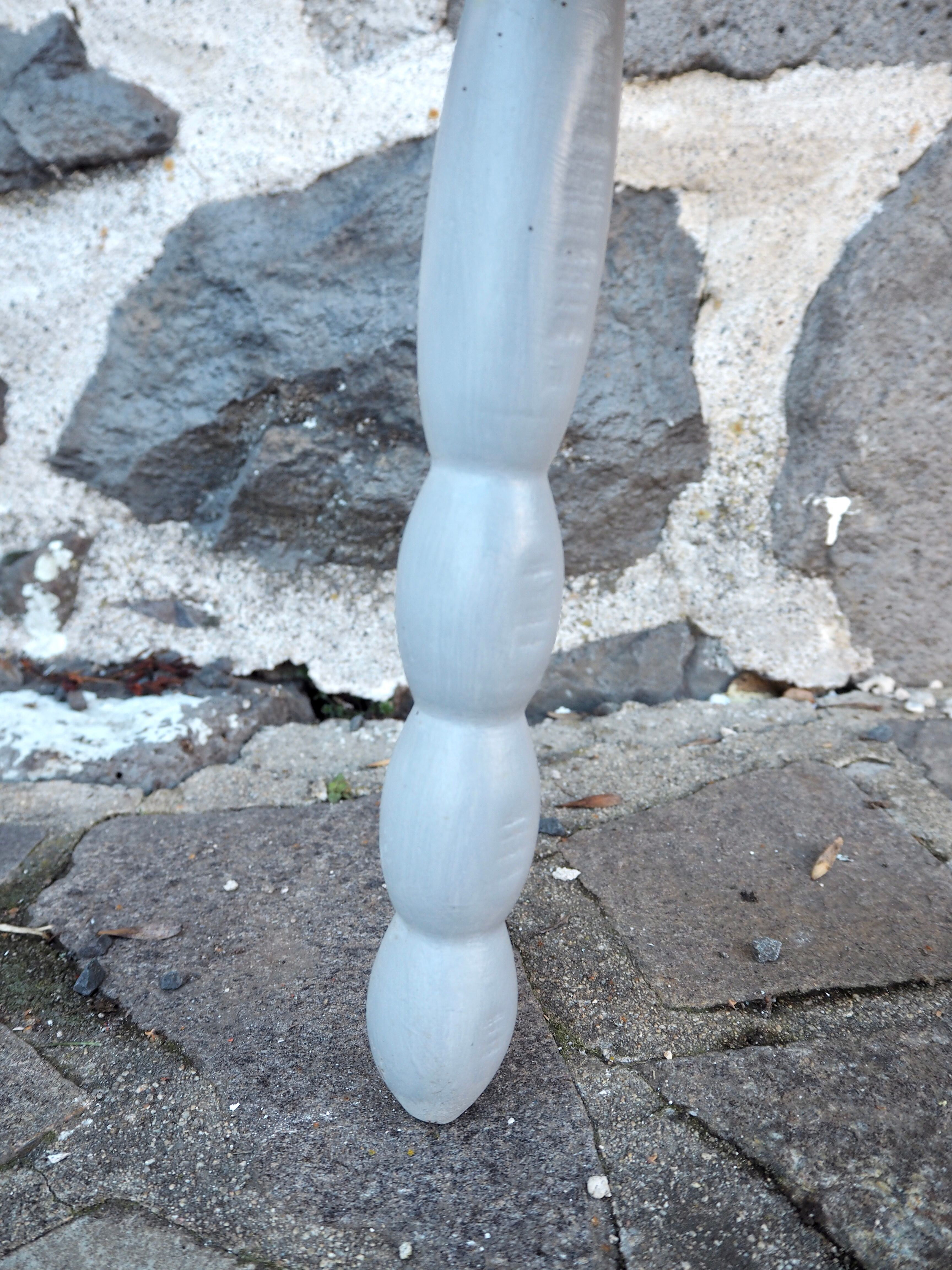 Blue-grey tripod stool