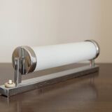Bauhaus or functionalist chrome wall lamp, 1930